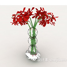 花瓶装饰摆设3d模型下载
