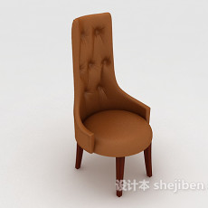 高雅欧式餐椅3d模型下载