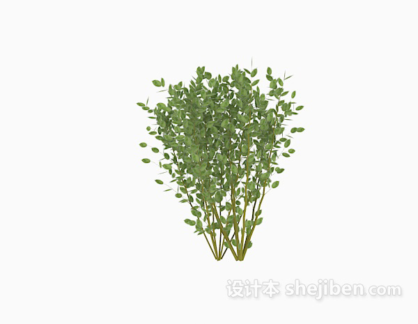 树木绿色植物3d模型下载