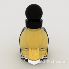 简约玻璃香水瓶3d模型下载