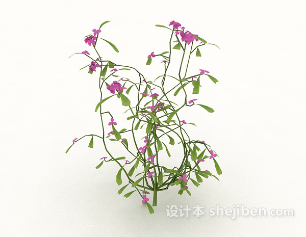 绿化带植物花草3d模型下载