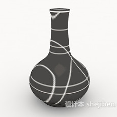 简约花瓶摆设3d模型下载