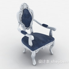 纯铜欧式餐椅3d模型下载