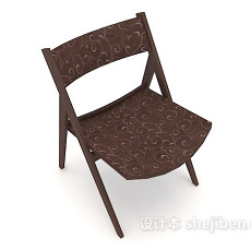 印花家居椅3d模型下载