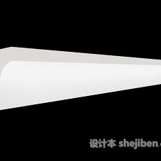 构件白色石膏线3d模型下载