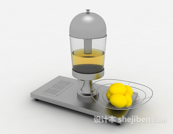 设计本家庭榨汁机3d模型下载
