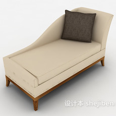 单人躺椅沙发3d模型下载