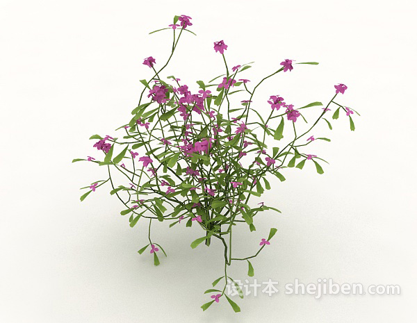 现代风格室外藤蔓植物3d模型下载