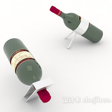 家居红酒3d模型下载