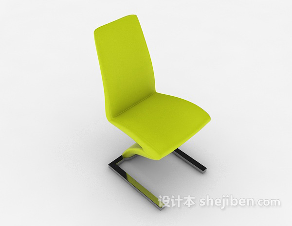 绿色现代风格休闲椅