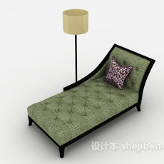 单人休闲躺椅3d模型下载
