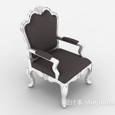 欧式豪华餐椅3d模型下载