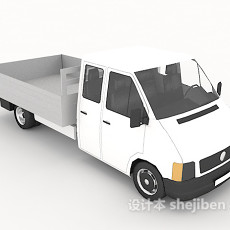 运货卡车3d模型下载