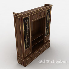 欧式古老衣柜3d模型下载