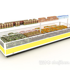 大型冰箱冰柜3d模型下载