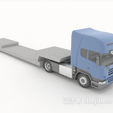 运输大卡车3d模型下载