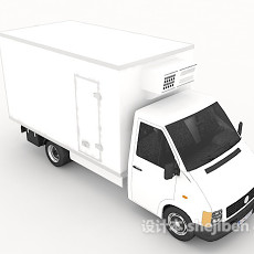 常见货物运输车3d模型下载