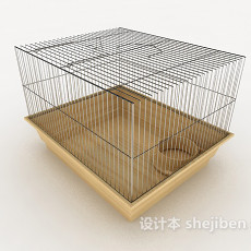 宠物饲养笼3d模型下载