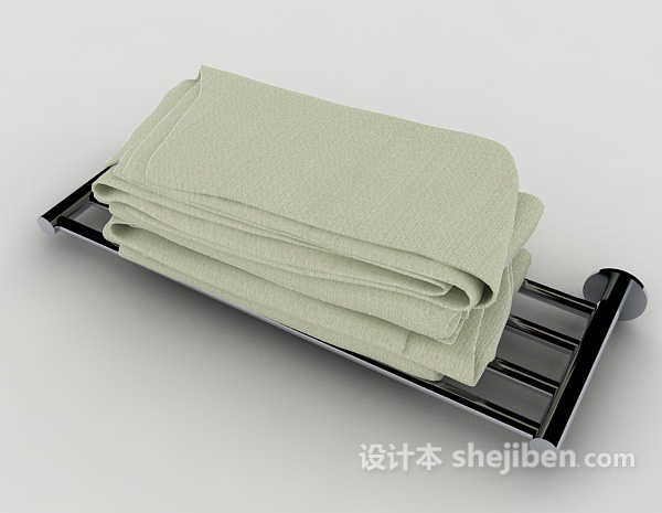 免费沐浴浴巾3d模型下载