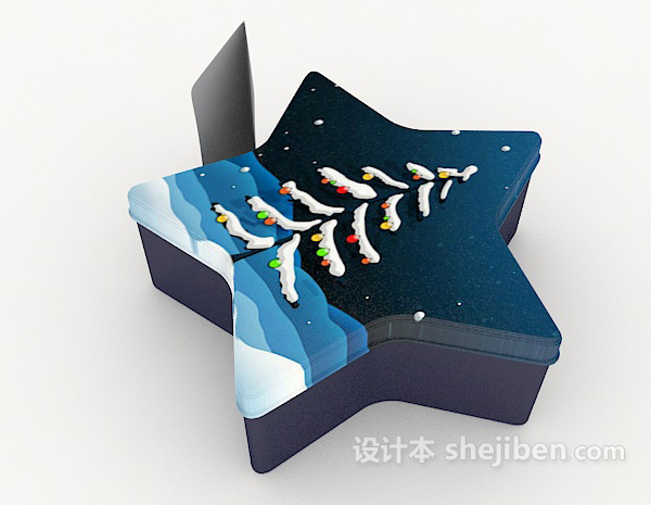 礼物盒3d模型下载