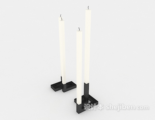 设计本家庭照明蜡烛3d模型下载