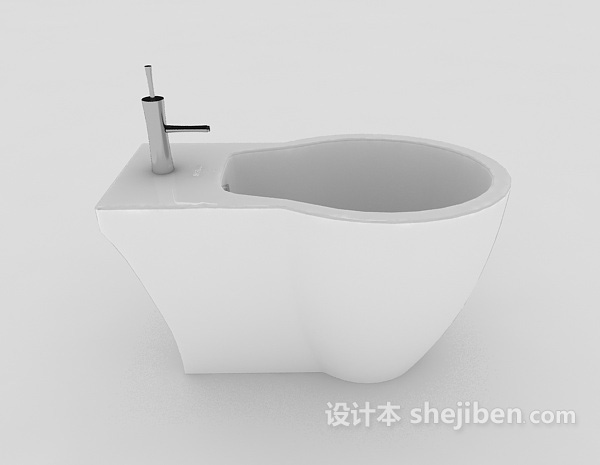 设计本洗手池、清洁池3d模型下载