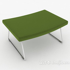 绿色家居凳3d模型下载