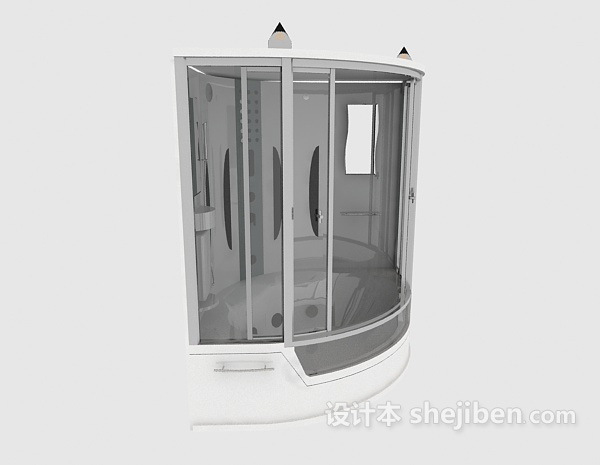 设计本家庭整体浴室3d模型下载