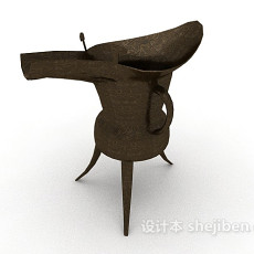 中国古代酒樽3d模型下载
