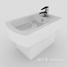 公厕洗手池3d模型下载