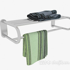 毛巾架、毛巾杆3d模型下载