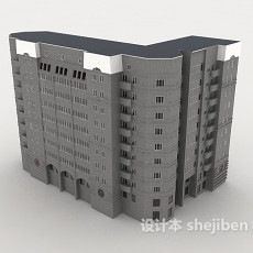 居民楼建筑3d模型下载