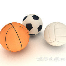 大小足球3d模型下载