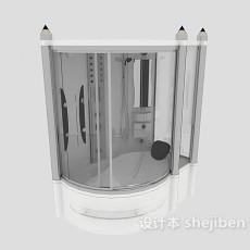 独立家庭浴室3d模型下载
