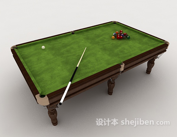 常见台球桌3d模型下载