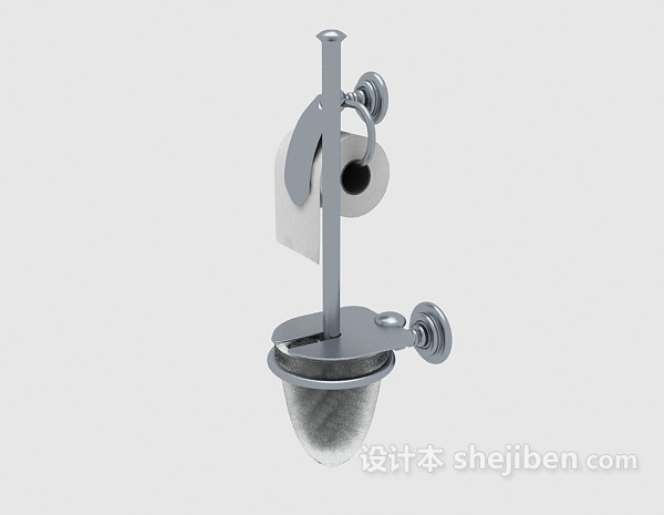 设计本厕所抽纸器3d模型下载