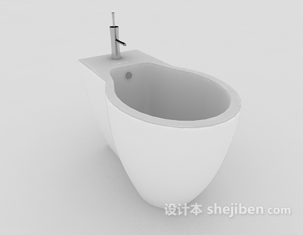 现代风格洗手池、清洁池3d模型下载