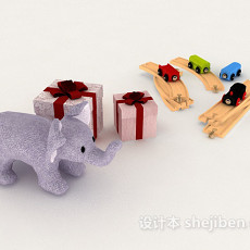 礼物盒、玩具3d模型下载