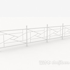 简约家居栏杆3d模型下载