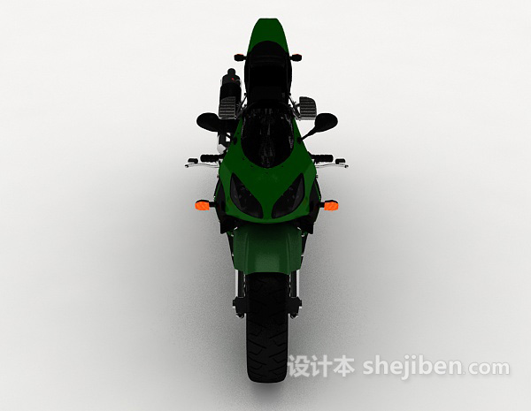 免费炫酷摩托车3d模型下载
