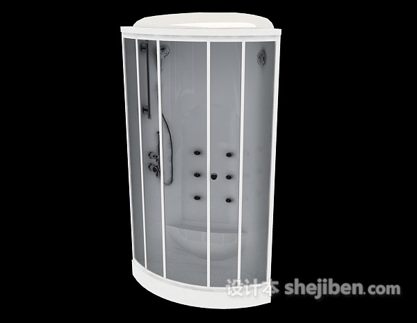 现代风格家居淋浴房3d模型下载