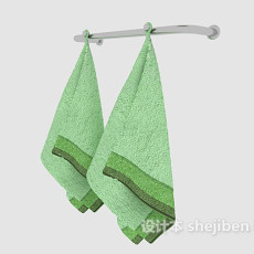 浴室毛巾怕3d模型下载