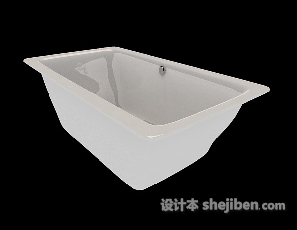 设计本家居常见浴缸3d模型下载