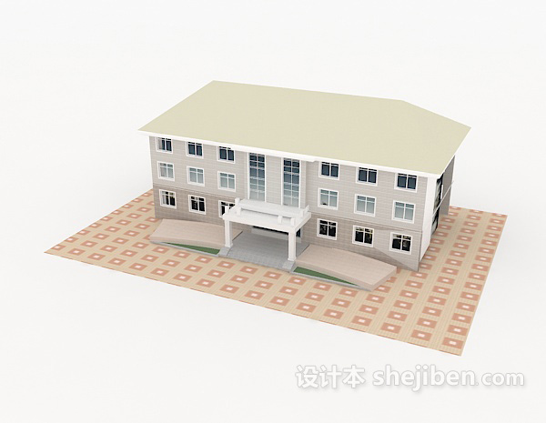 免费家庭别墅3d模型下载