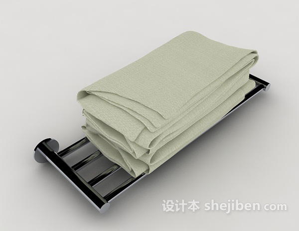 沐浴浴巾3d模型下载