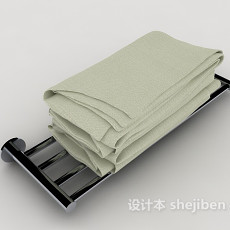 沐浴浴巾3d模型下载