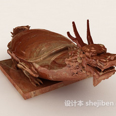 中式千年龟摆设品3d模型下载