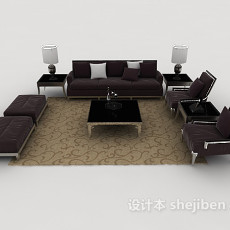 新古典风格组合沙发3d模型下载