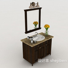 家居浴室柜3d模型下载
