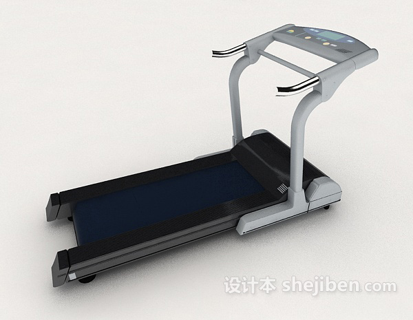 设计本健身跑步机3d模型下载